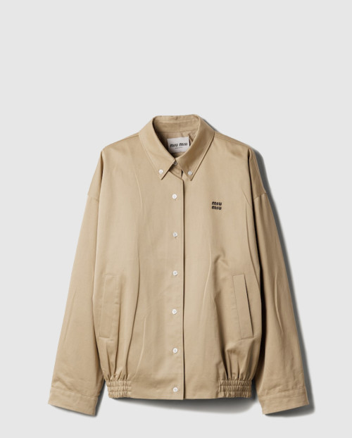 [MIUMIU-미우미우]치노 패브릭 블루종 재킷 ML1264