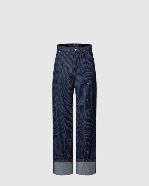 [LOUIS VUITTON-루이비통]커프드 데님 스케이트 팬츠 1AHVBF