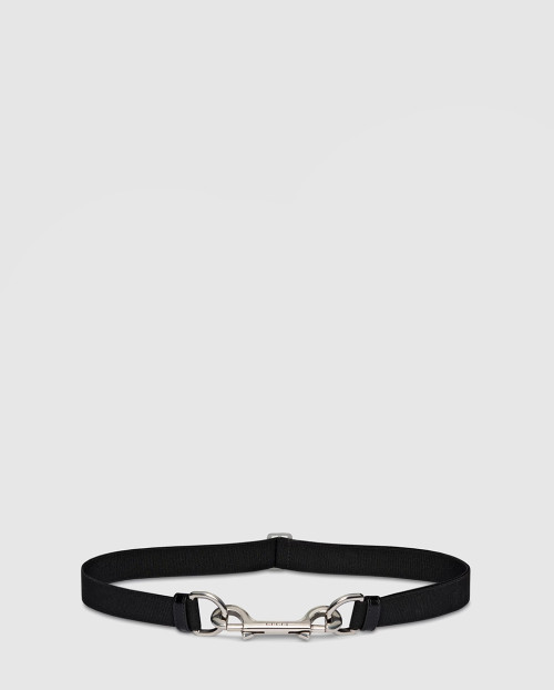 [GUCCI-구찌]이중 스냅 훅 버클이 있는 얇은 벨트 821480