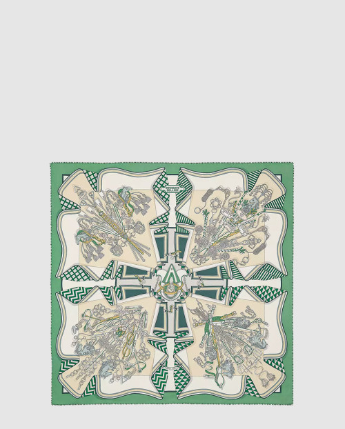 [HERMES-에르메스]Bouquets Sellier 스카프 90