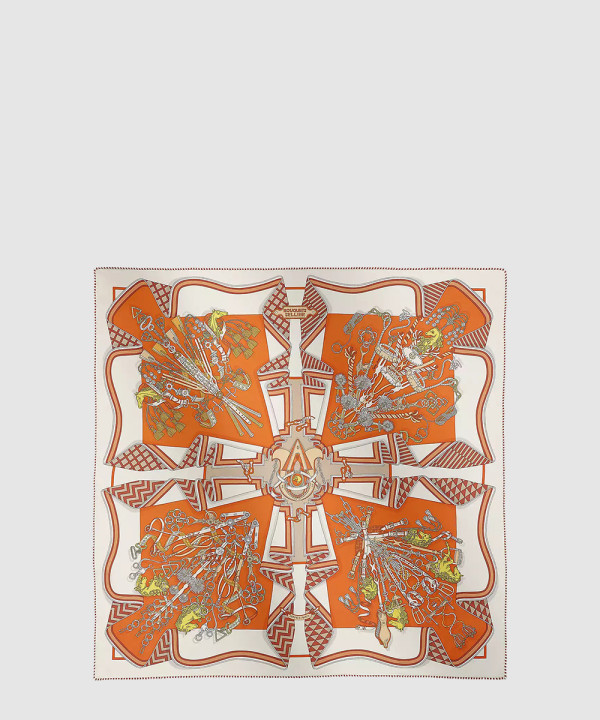 [HERMES-에르메스]Bouquets Sellier 스카프 90