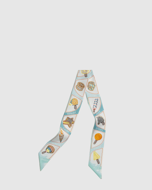 [HERMES-에르메스]Funny Ice Cream Twilly 트윌리