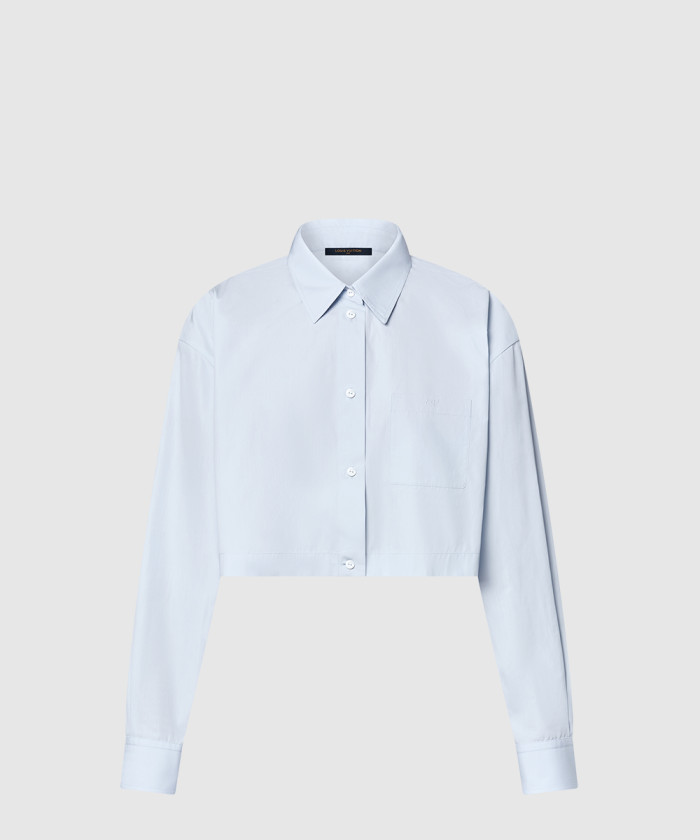 레플리카|이미테이션 louis-vuitton-루이비통크롭-코튼-포플린-셔츠-1agqmf