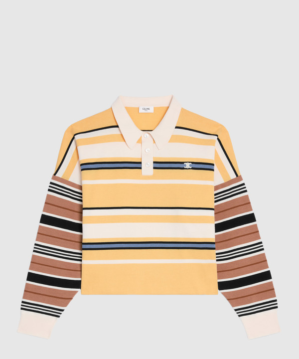 [CELINE-셀린느]루즈 폴로 스트라이프 코튼