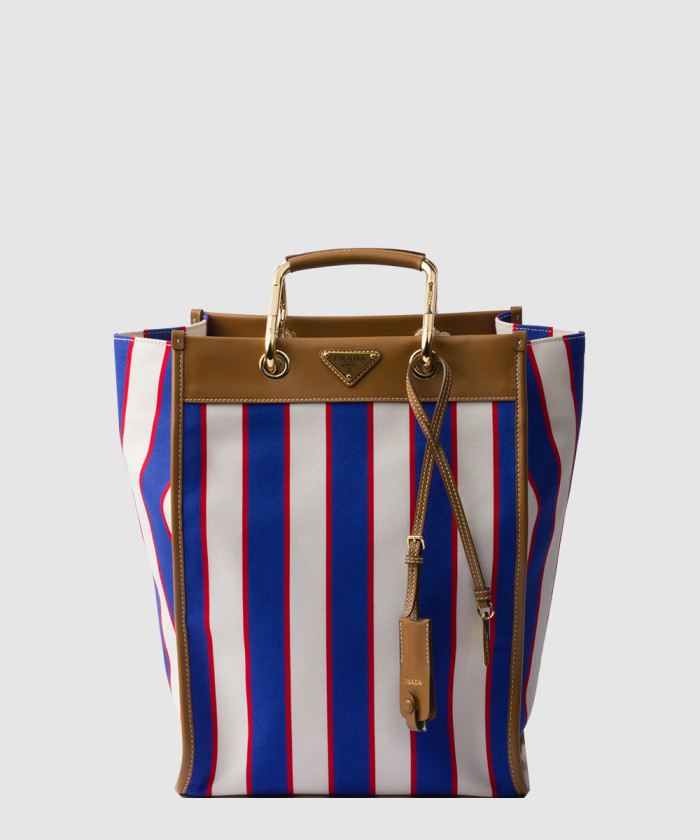 레플리카|이미테이션 prada-프라다라지-프린트-캔버스-및-가죽-토트백-1bg561