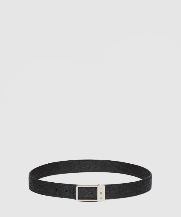 [GUCCI-구찌]렉탱글 버클 포함 리버시블 벨트 820724