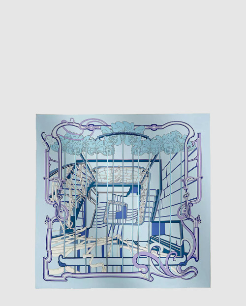 HERMES-에르메스]La Ligne Coup de Fouet 스카프 90