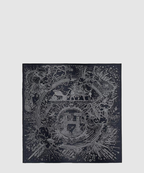 [HERMES-에르메스]Please Hold The Line 스카프 90