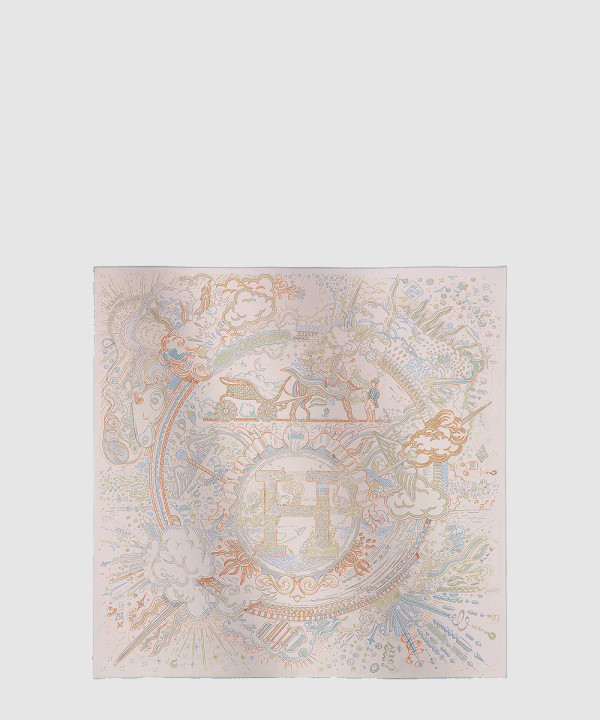 [HERMES-에르메스]Please Hold The Line 스카프 90