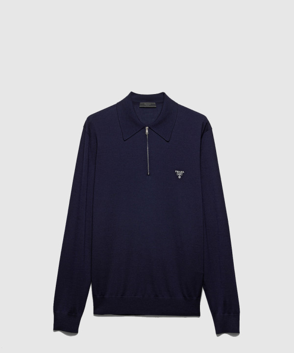 [PRADA-프라다]극세 울 폴로 셔츠 UMB815