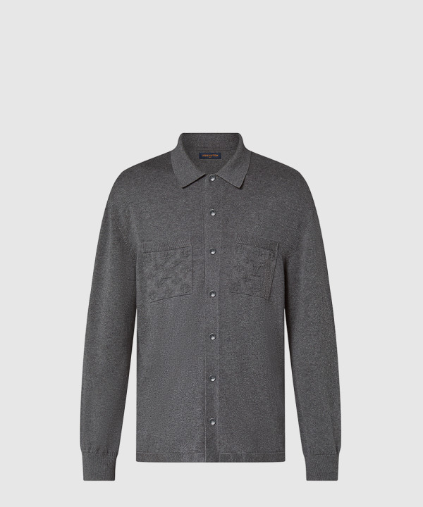 [LOUIS VUITTON-루이비통]코튼 니트 오버셔츠 1AFANM