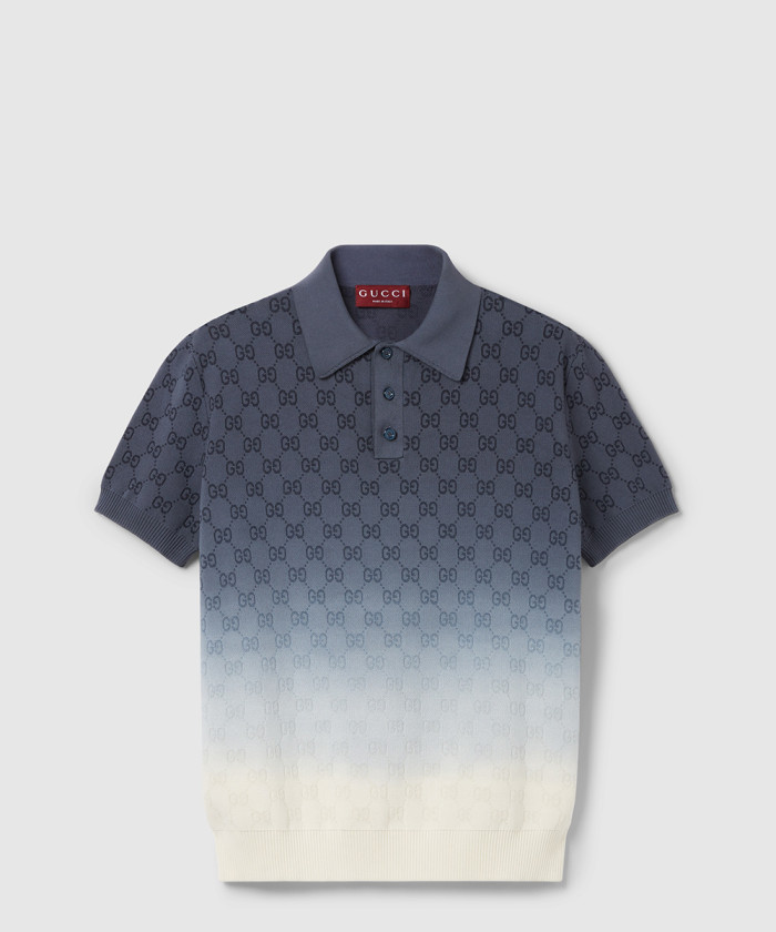 레플리카|이미테이션 gucci-구찌gg-코튼-니트-자카드-폴로-티셔츠-834168
