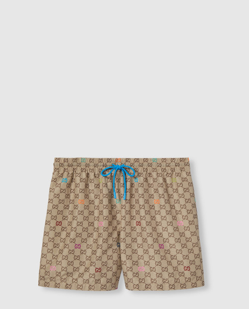 [GUCCI-구찌]프린트 테크니컬 포플린 스윔 쇼츠 833304