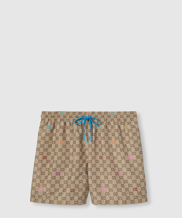 [GUCCI-구찌]프린트 테크니컬 포플린 스윔 쇼츠 833304