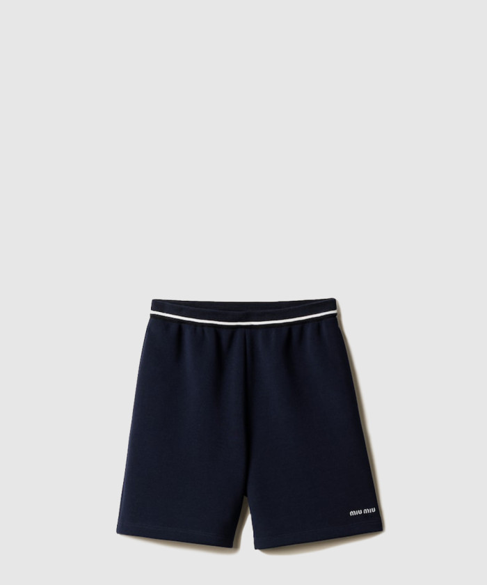 레플리카|이미테이션 miumiu-미우미우본디드-피케-및-테크니컬-저지-버뮤다-팬츠-mp1911