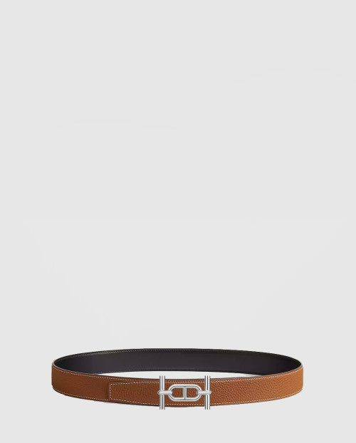 [HERMES-에르메스]앙크레 버클 & 양면 가죽 벨트