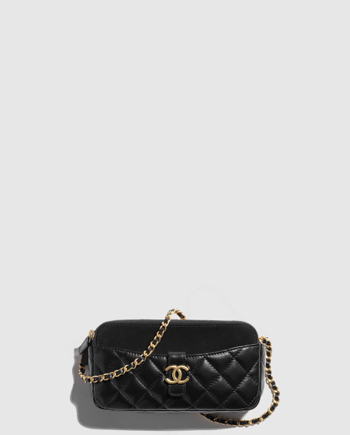 [CHANEL-샤넬]체인 폰 홀더 AP4743