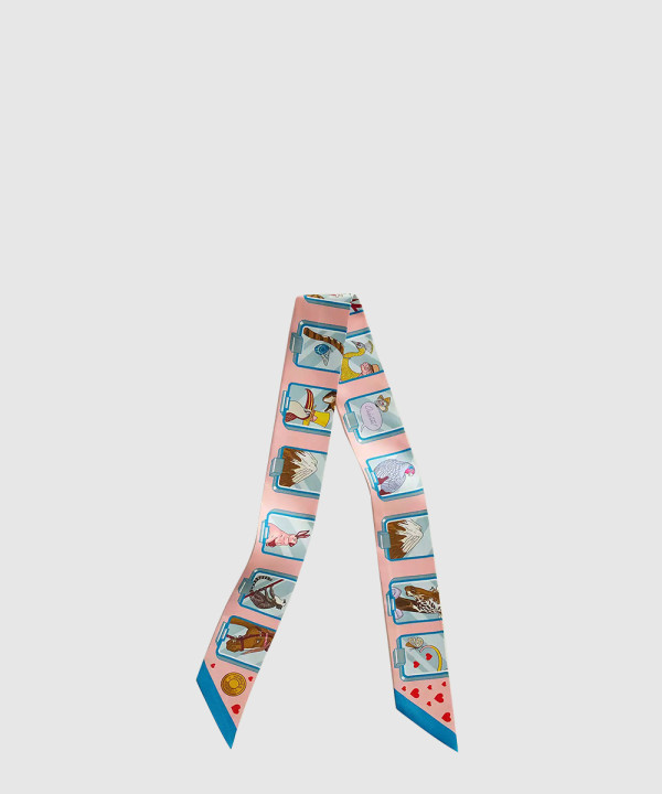 [HERMES-에르메스]에르메스의 역동적인 나눔 트윌리 스카프