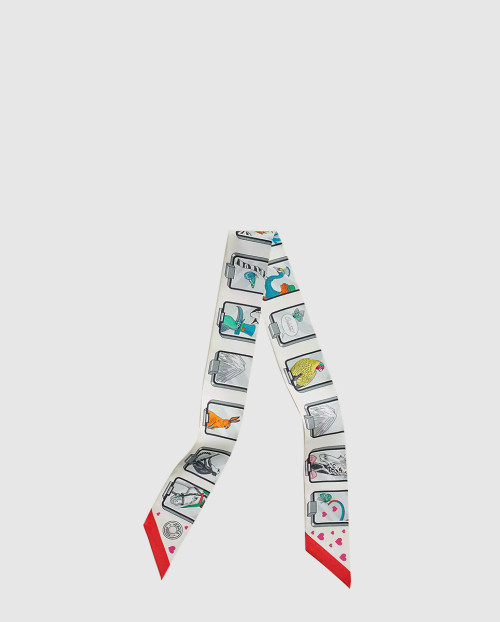 [HERMES-에르메스]에르메스의 역동적인 나눔 트윌리 스카프