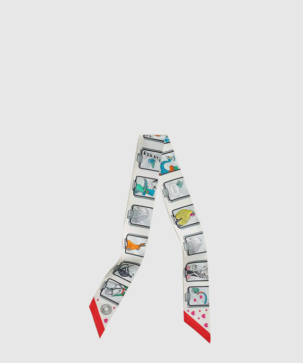 [HERMES-에르메스]에르메스의 역동적인 나눔 트윌리 스카프