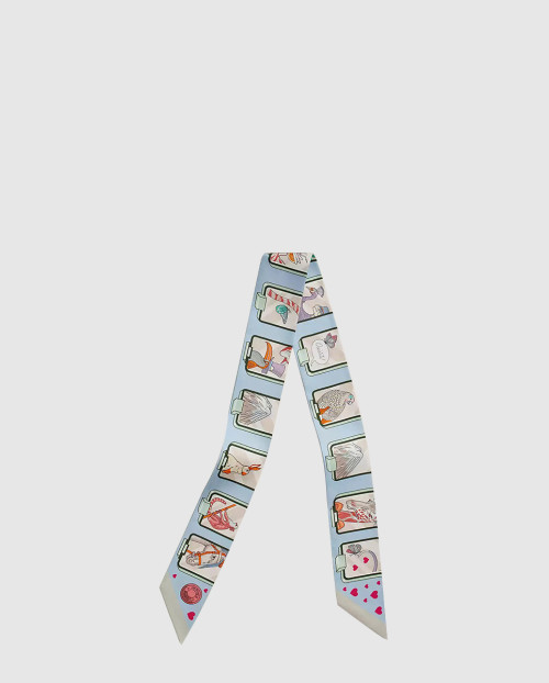 [HERMES-에르메스]에르메스의 역동적인 나눔 트윌리 스카프