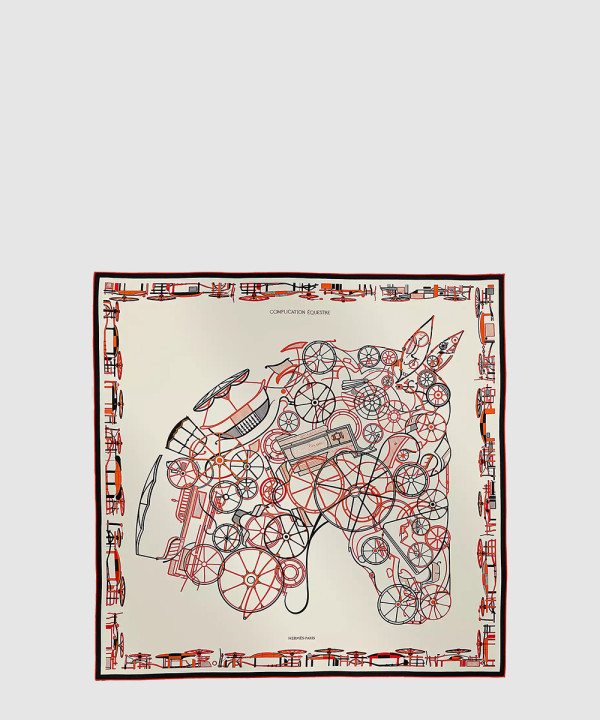 [HERMES-에르메스]컴플리션 에퀴스트레 스카프 90