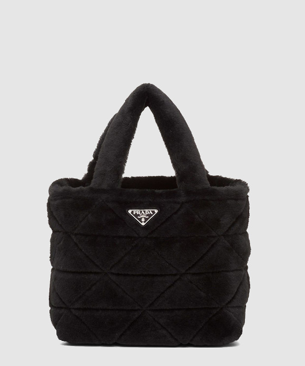 [PRADA-프라다]시어링 토트백 1BG378