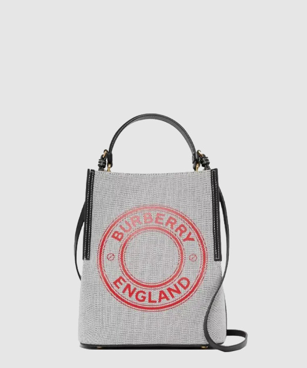 [BURBERRY-버버리]그래픽 캔버스 버킷백 스몰 80368221