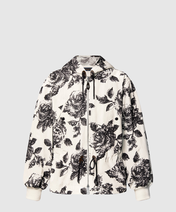 [LOUIS VUITTON-루이비통]플로럴 프린트 후디드 파카 1AHZV4