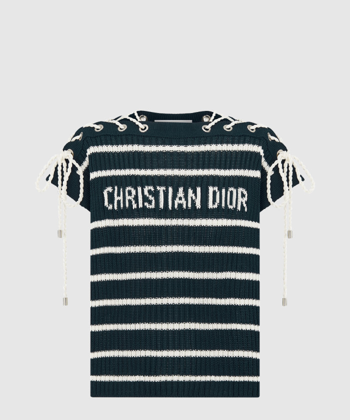 레플리카|이미테이션 dior-디올dioriviera-레이스업-캡-슬리브-스웨터-544s4