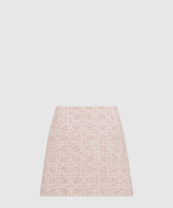 [DIOR-디올]매크로까나쥬 플레어 미니스커트 511J4