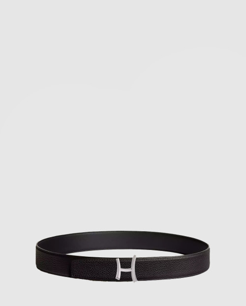 [HERMES-에르메스]스크립트 벨트 버클 및 리버서블 가죽 스트랩