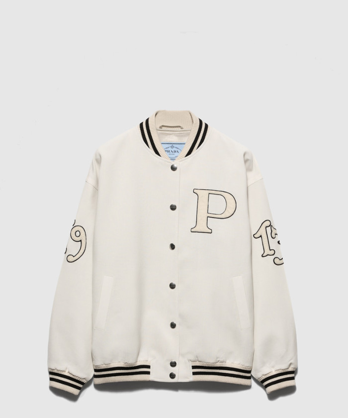 레플리카|이미테이션 prada-프라다패치-장식-키드-모헤어-바머-재킷-p521pr