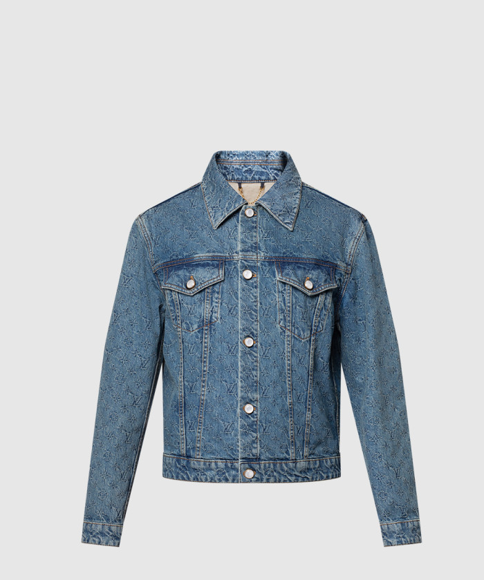 레플리카|이미테이션 louis-vuitton-루이비통모노그램-자카드-데님-재킷-1aghun