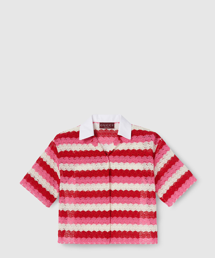 레플리카|이미테이션 gucci-구찌gg-매듭-우븐-셔츠-826600