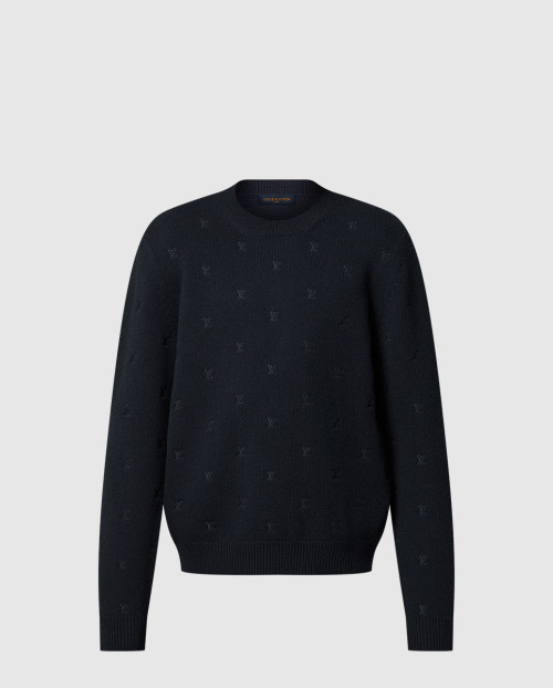 [LOUIS VUITTON-루이비통]블라종 올 오버 엠브로이더드 크루넥 1AGHU4