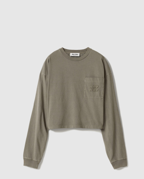 [MIUMIU-미우미우]후염 저지 티셔츠 MJL061