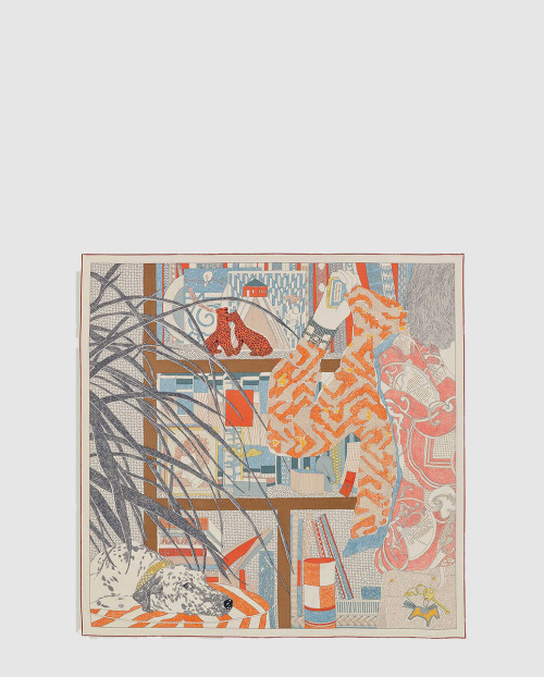 [HERMES-에르메스]Rendez-Vous Chez Hermès 숄 140