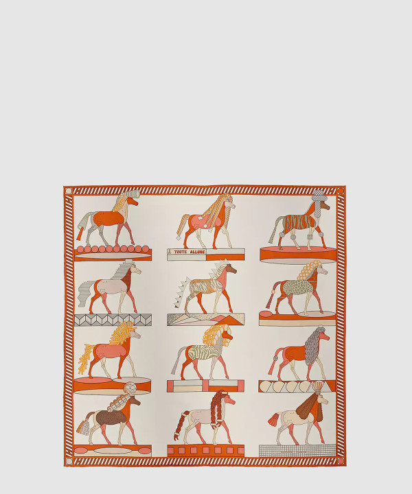 [HERMES-에르메스]A Toute Allure 스카프 90