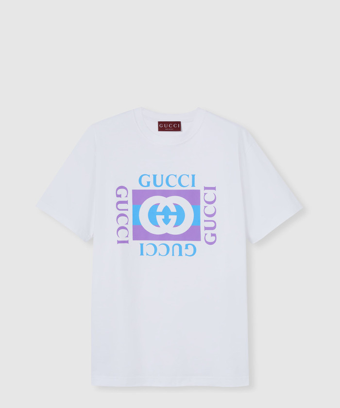 레플리카|이미테이션 gucci-구찌프린트-디테일의-코튼-저지-티셔츠-837959