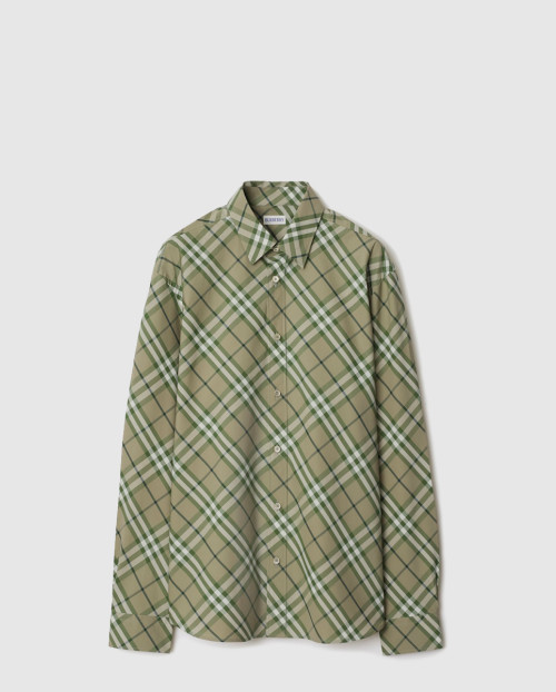 [BURBERRY-버버리]레귤러핏 체크 코튼 셔츠 81093771