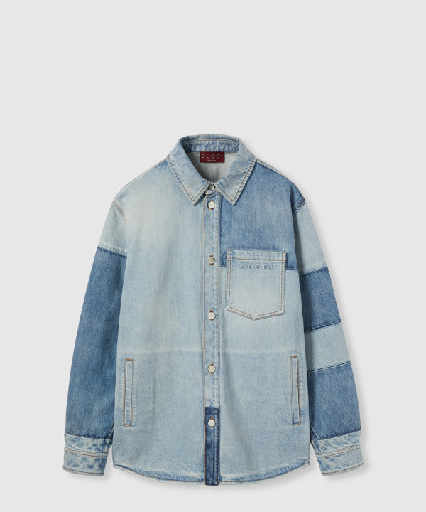 [GUCCI-구찌]코튼 데님 셔츠 828143