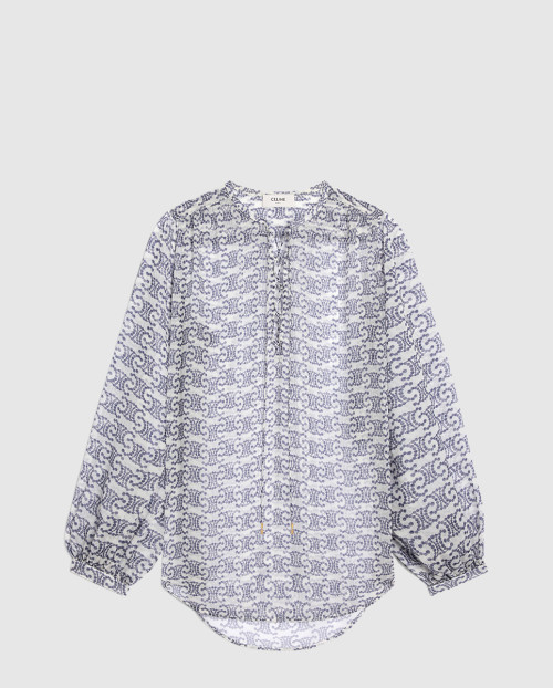 [CELINE-셀린느]로미 블라우스 실크 크레퐁 2C97A0