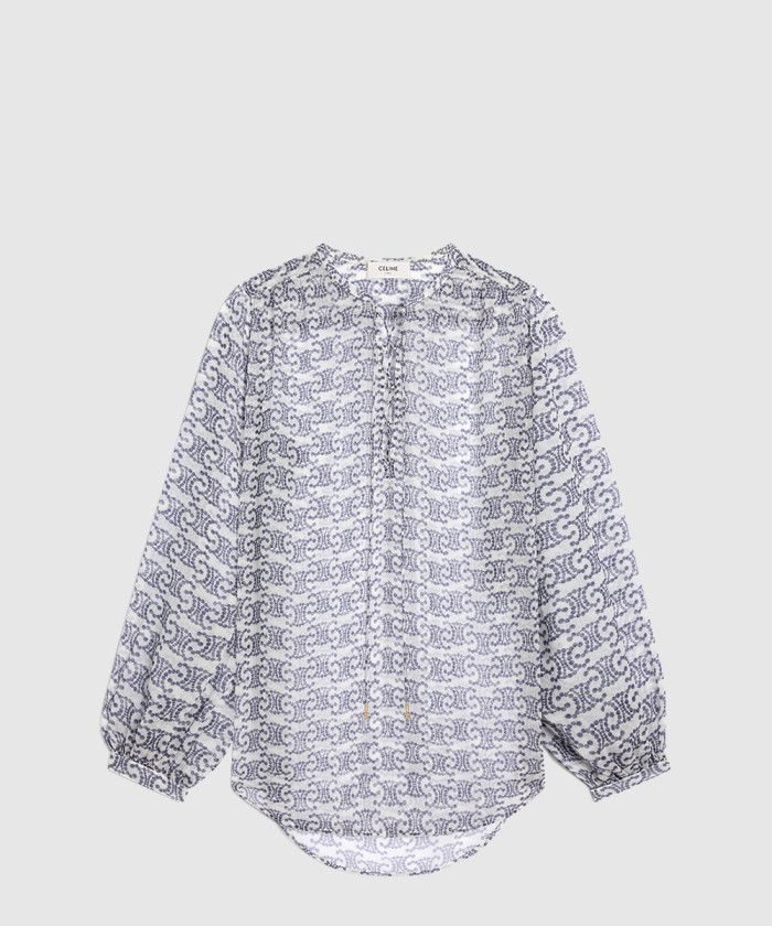 레플리카|이미테이션 celine-셀린느로미-블라우스-실크-크레퐁-2c97a0