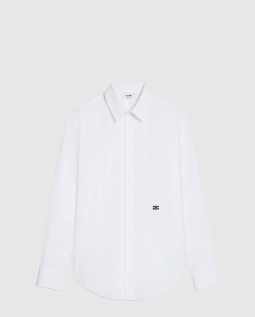 [CELINE-셀린느]코튼 포플린 루즈핏 셔츠 2C32C1