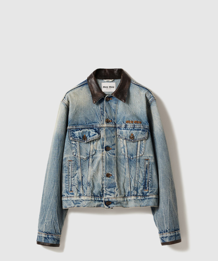 레플리카|이미테이션 miumiu-미우미우데님-블루종-재킷-gwb273