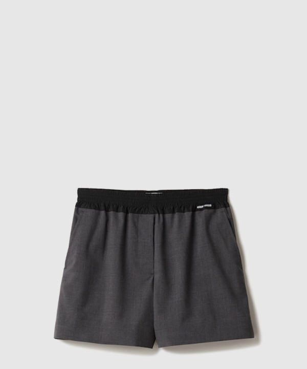 [MIUMIU-미우미우]울 쇼츠 MP1928