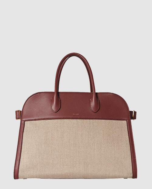 [THE ROW-더로우]소프트 마고 15 캔버스 레더백 W1255W