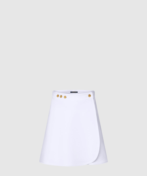 [LOUIS VUITTON-루이비통]테크니컬 저지 미니 랩 스커트 1AHZJ4