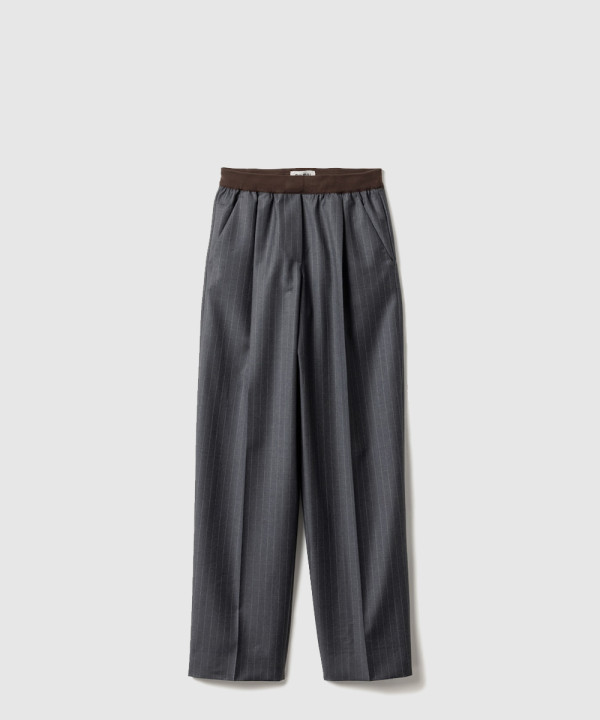 [MIUMIU-미우미우]핀스트라이프 팬츠 MP1925